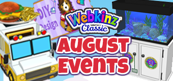 Webkinz Classic Event Calendar - August 2022