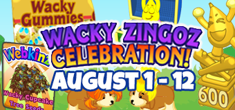 Wacky Zingoz Celebration Starts Today!