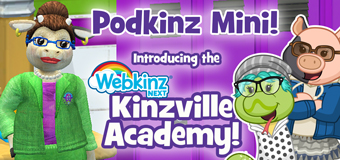Podkinz Mini: The Next Academy & a FREE Classic Code!