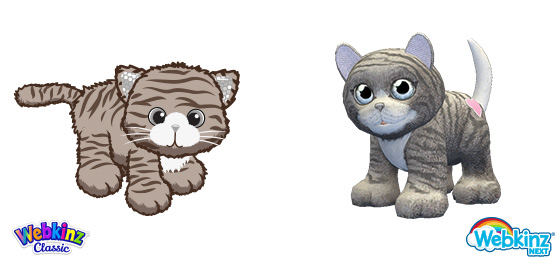 Webkinz 2024 grey cat