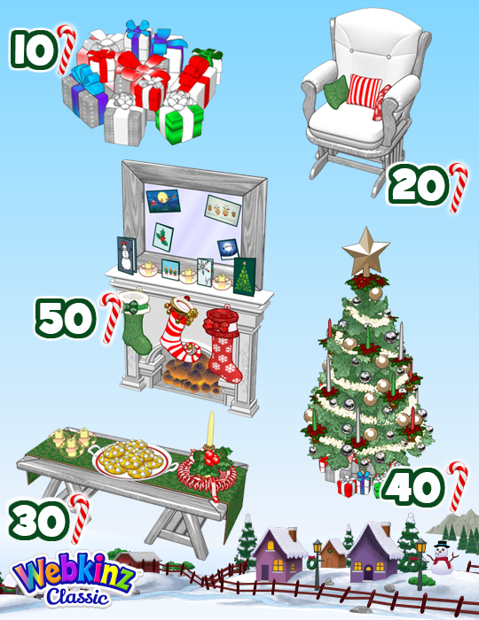 Sneak Peek Candy Cane Collection Event! WKN Webkinz Newz