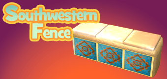 Southwestern Fence pieces are a Perfect Companion!