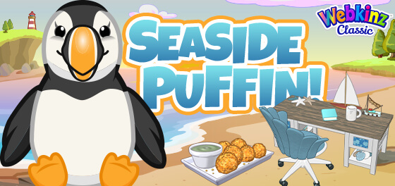 The Seaside Puffin arrives in Webkinz World March 1, 2024!