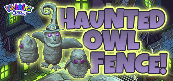 Haunted Owl Fence pieces are a Perfect Companion!