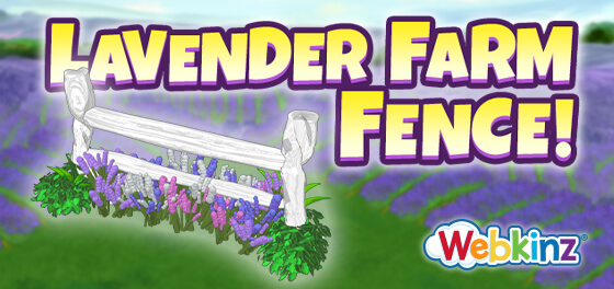 Lavender Farm Fence pieces are a Perfect Companion!
