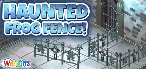 Haunted Frog Fence pieces are a Perfect Companion!