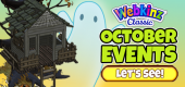 Webkinz Classic Event Calendar - October 2025