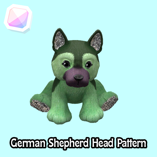 default-German Shepherd Head Pattern