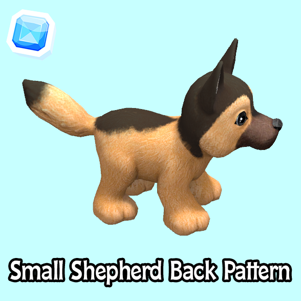 rare-Small Shepherd Back Pattern