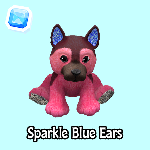 rare-Sparkle Blue Ears