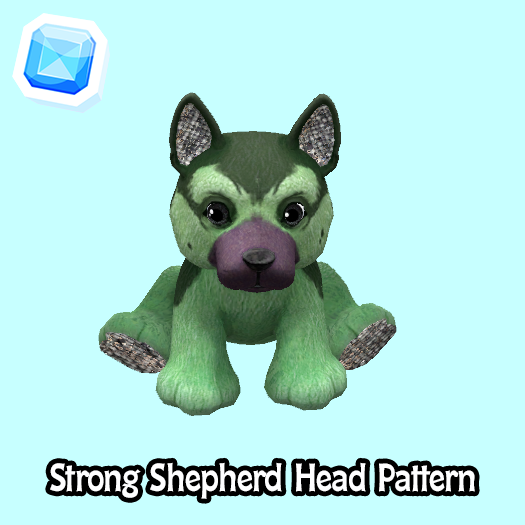 rare-Strong Shepherd Head Pattern