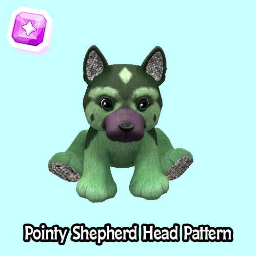 superrare-Pointy Shepherd Head Pattern