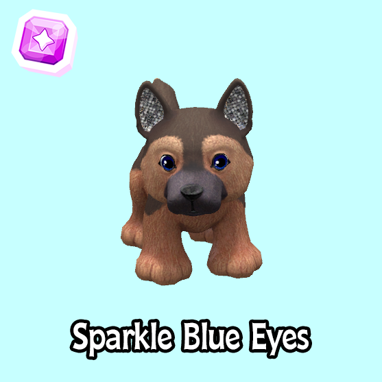 superrare-Sparkle Blue Eyes