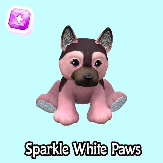 superrare-Sparkle White Paws