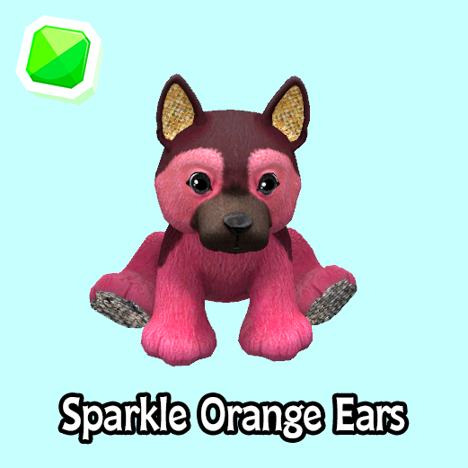 uncommon-Sparkle Orange Ears