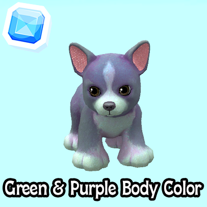 Rare-Green & Purple Body Color
