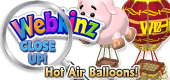 WEBKINZ CLOSE UP - Hot Air Balloons2 - Featured