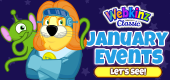 Webkinz Classic Event Calendar January 2026