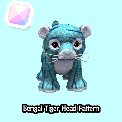 default-Bengal Tiger Head Pattern