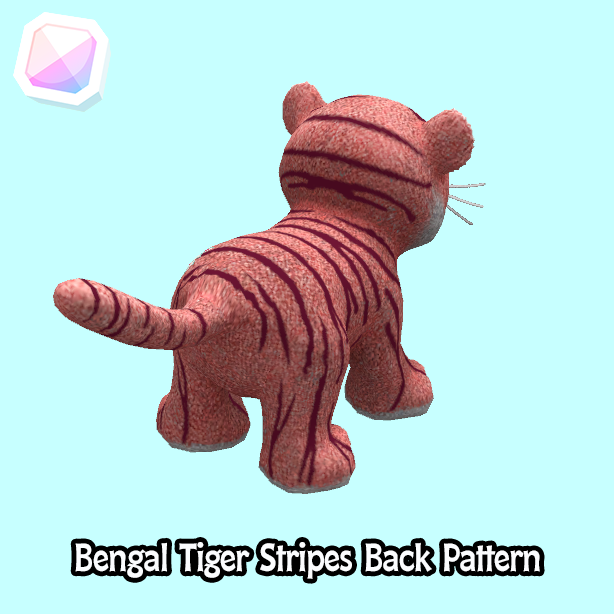 default-Bengal Tiger Stripes Back Pattern