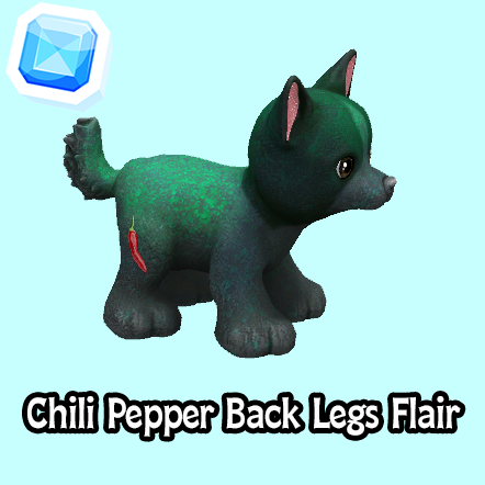 rare-Chili Pepper Back Legs Flair