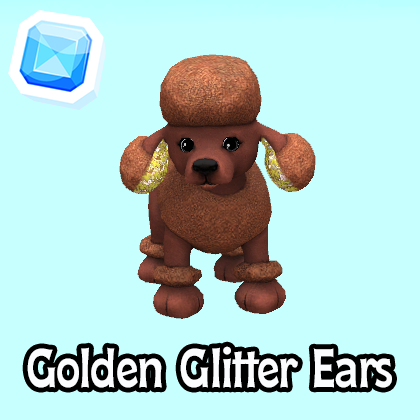 rare-Golden Glitter Ears
