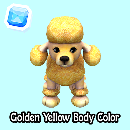 rare-Golden Yellow Body Color