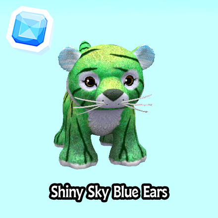 rare-Shiny Sky Blue Ears
