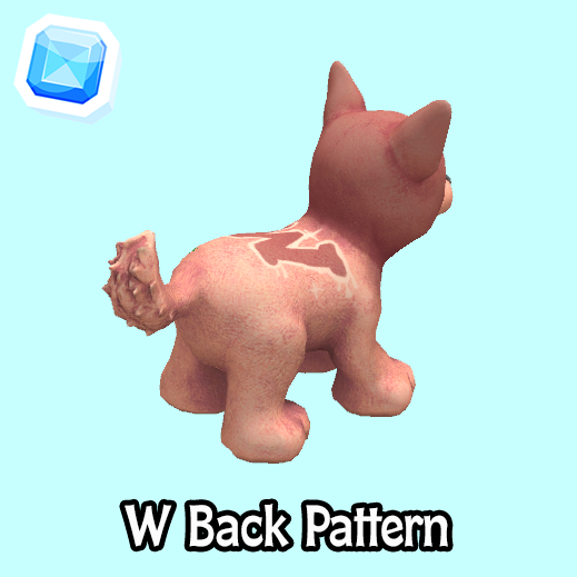 rare-W Back Pattern