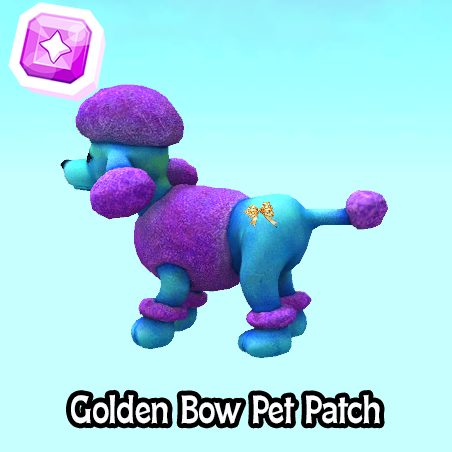 superrare-Golden Bow Pet Patch