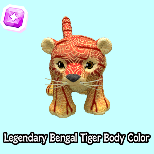 superrare-Legendary Bengal Tiger Body Color