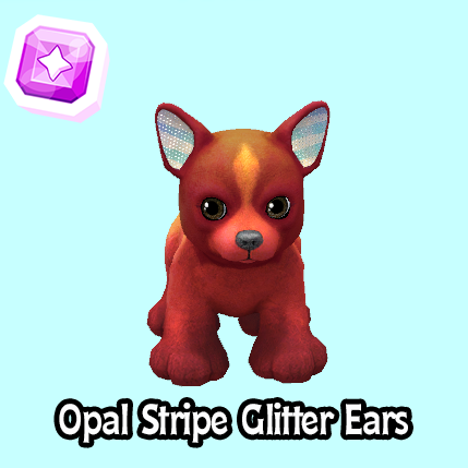 superrare-Opal Stripe Glitter Ears