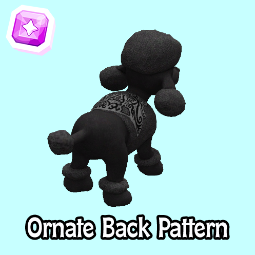 superrare-Ornate Back Pattern