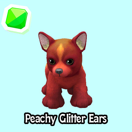 uncommon-Peachy Glitter Ears