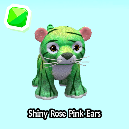 uncommon-Shiny Rose Pink Ears