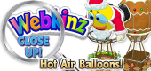 WEBKINZ CLOSE UP - Christmas Hot Air Balloons - Featured