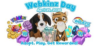 Adopt a Plush Toy on Webkinz Day for a Special Gift!