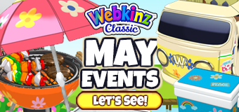 Webkinz Classic Event Calendar - May 2026