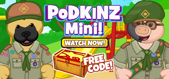 Podkinz Video – Conservatory Library Room Theme & The Adventure Scouts Summer Challenge!