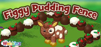 Figgy Pudding Fence pieces are a perfect festive companion!
