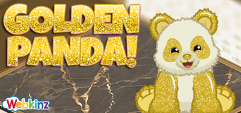 The Golden Panda arrives in Webkinz World August 1, 2026!