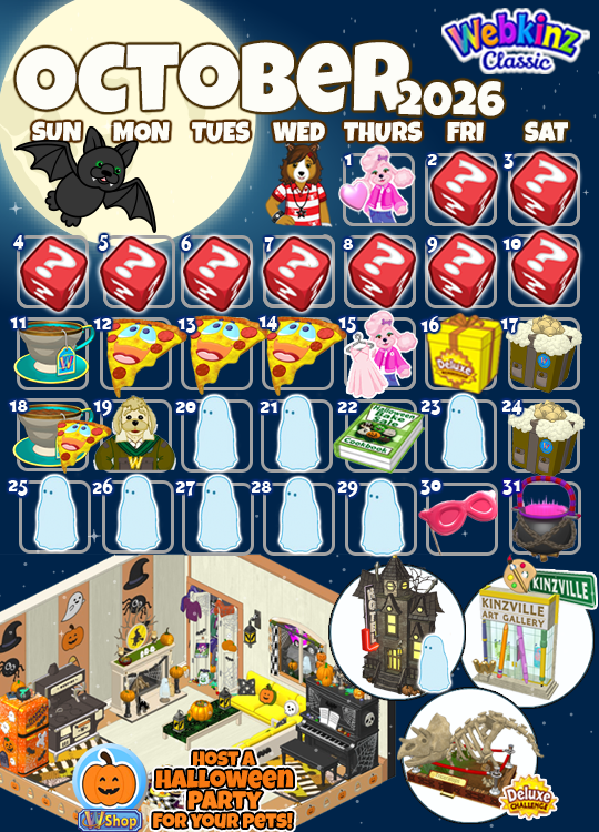 October 2026 Event Calendar