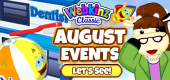 Webkinz Classic Event Calendar - August 2026