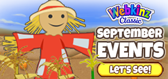 Webkinz Classic Event Calendar - September 2026