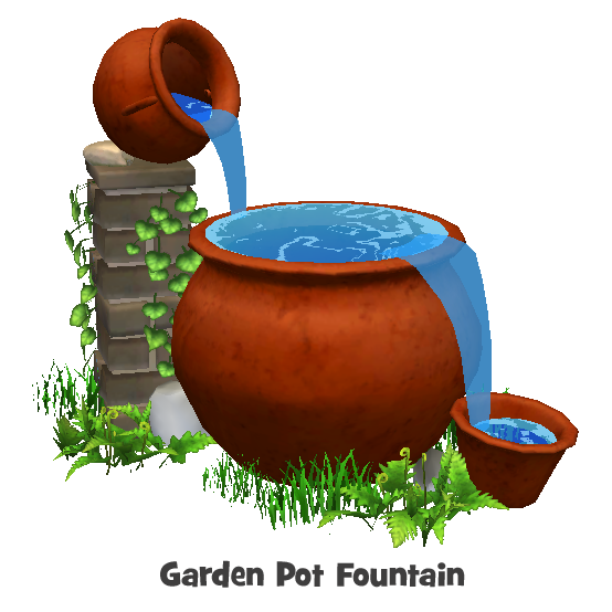 garden pot fountain