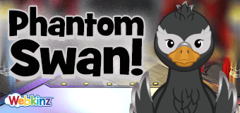 The Phantom Swan arrives in Webkinz World October 1, 2026!